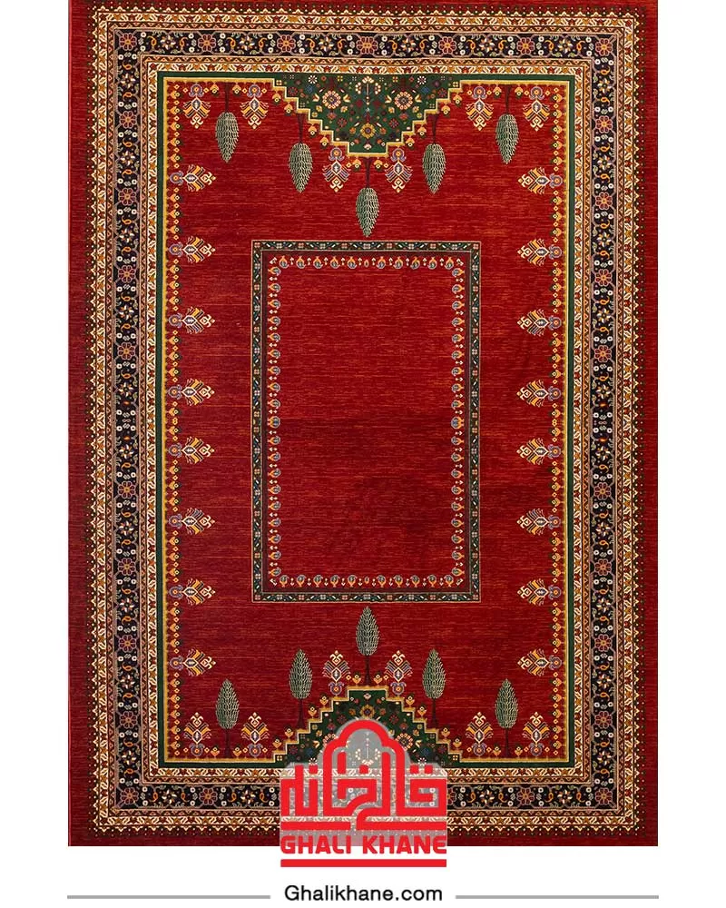 فرش سینراد 700 شانه کد 7027 لاکی